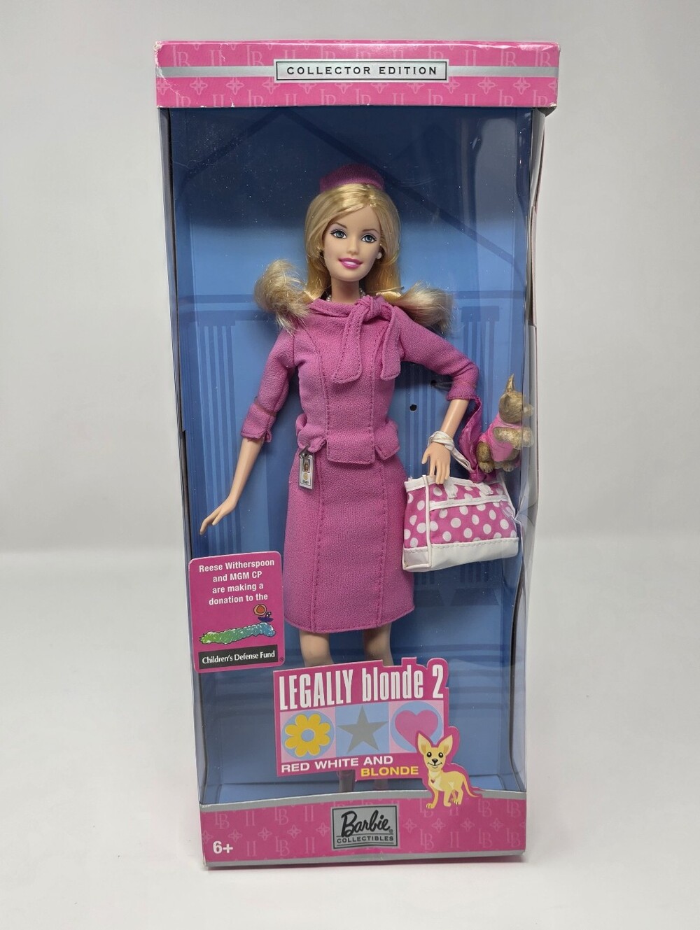 2003 Legally Blonde 2 Barbie B9234 Collector Edition Elle Woods